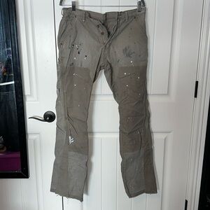 Gray Flare Carpenter Jeans